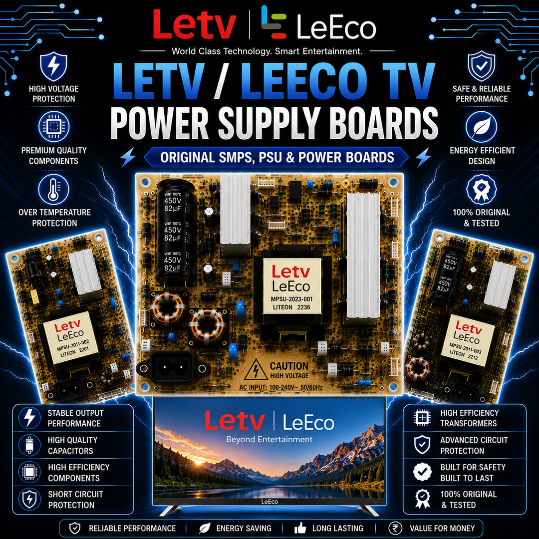 LETV LeEco TV Power Supply Boards - Great Bharat Electronics