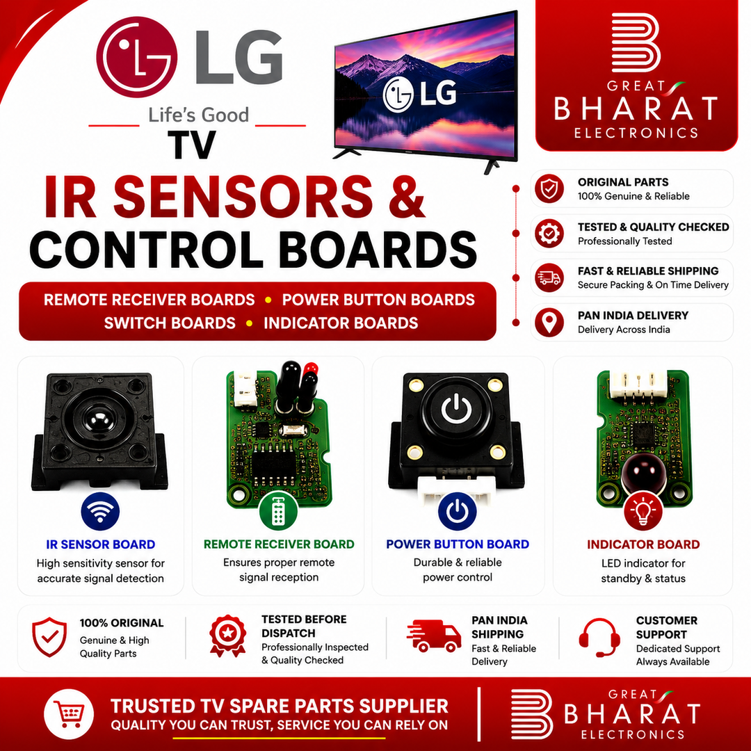 LG TV IR Sensors | LG Remote Receiver & Power Button Boards - Great Bharat Electronics