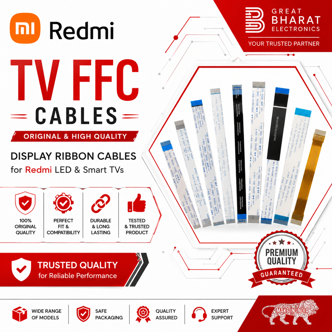 Redmi TV FFC Cables | Redmi Display Ribbon Cables India - Great Bharat Electronics