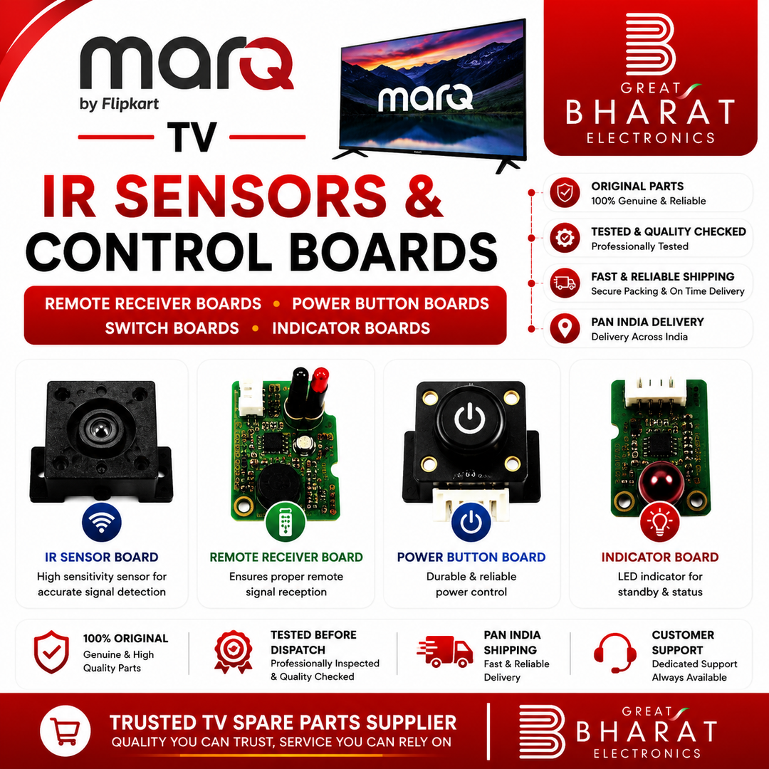 MarQ TV IR Sensors | MarQ Remote Receiver & Power Button Boards - Great Bharat Electronics