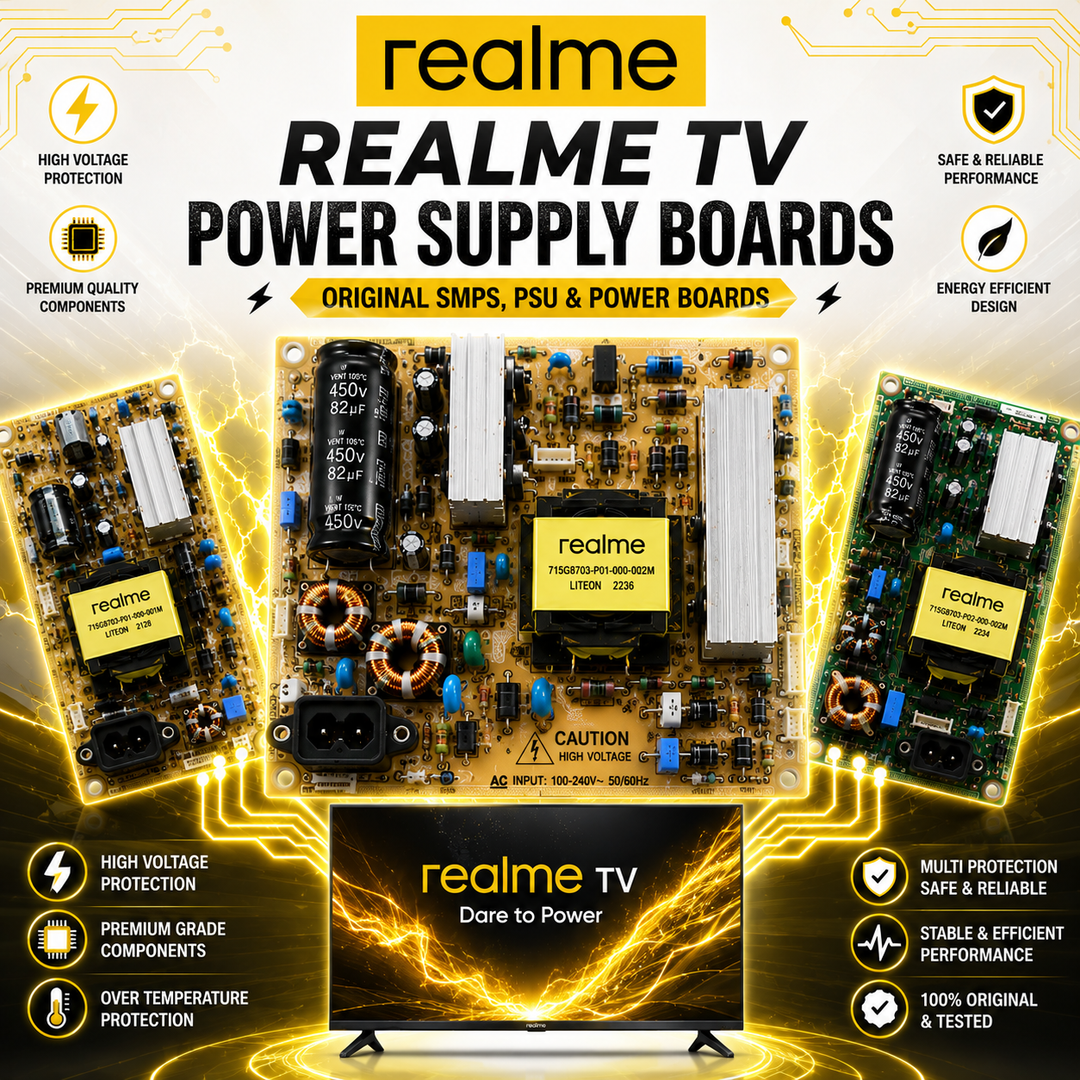 Realme TV Power Supply Boards - Great Bharat Electronics