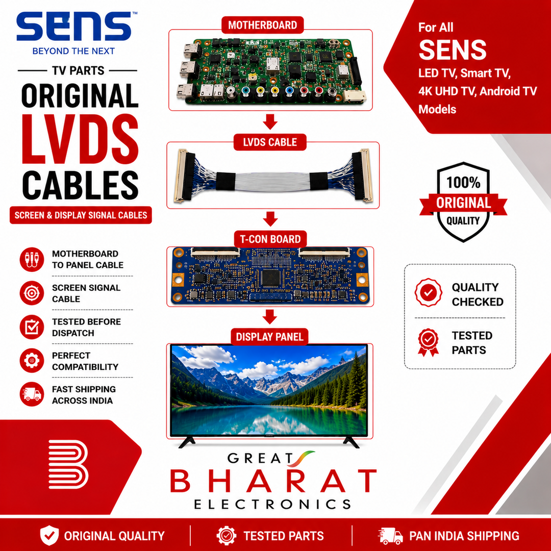 Sens TV LVDS Cables | Sens Screen & Display Cables - Great Bharat Electronics