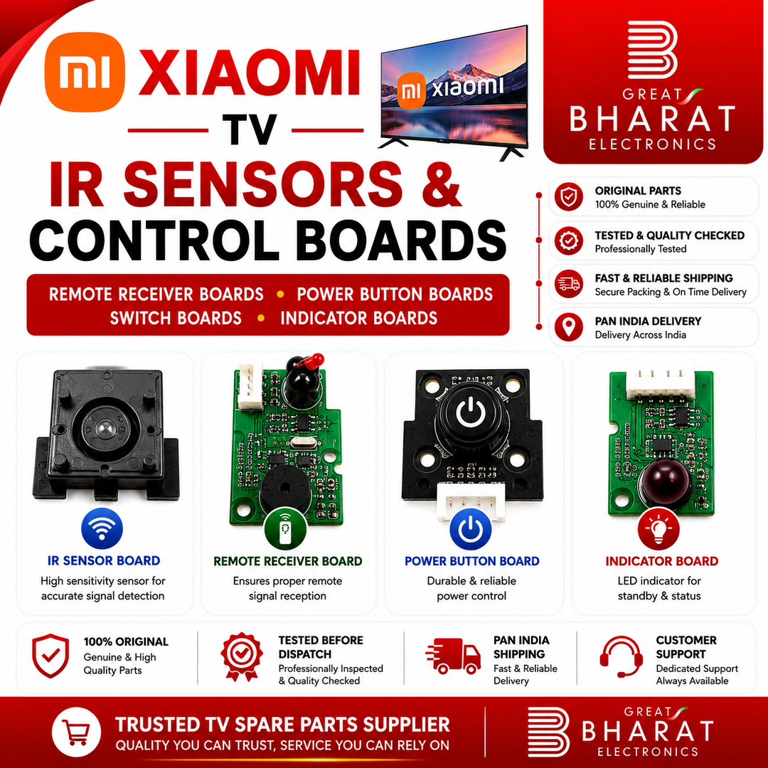 Xiaomi TV IR Sensors | Xiaomi Remote Receiver & Power Button Boards - Great Bharat Electronics