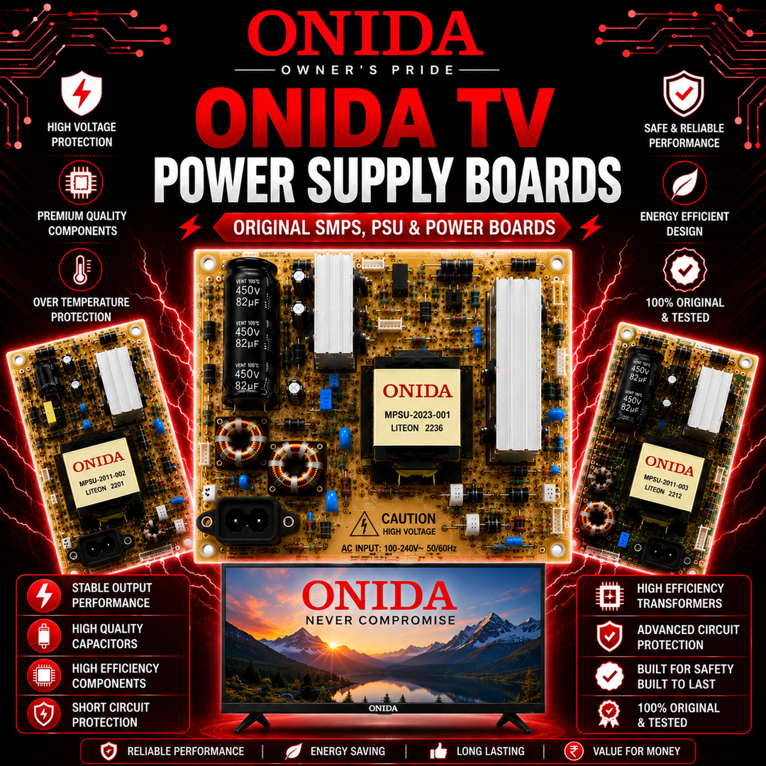 Onida TV Power Supply Boards - Great Bharat Electronics