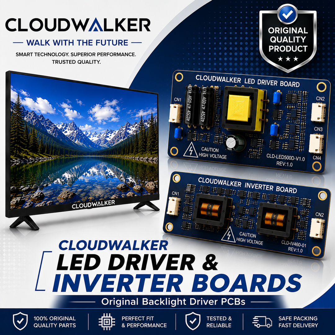 CloudWalker TV LED Driver & Inverter Boards - Great Bharat Electronics
