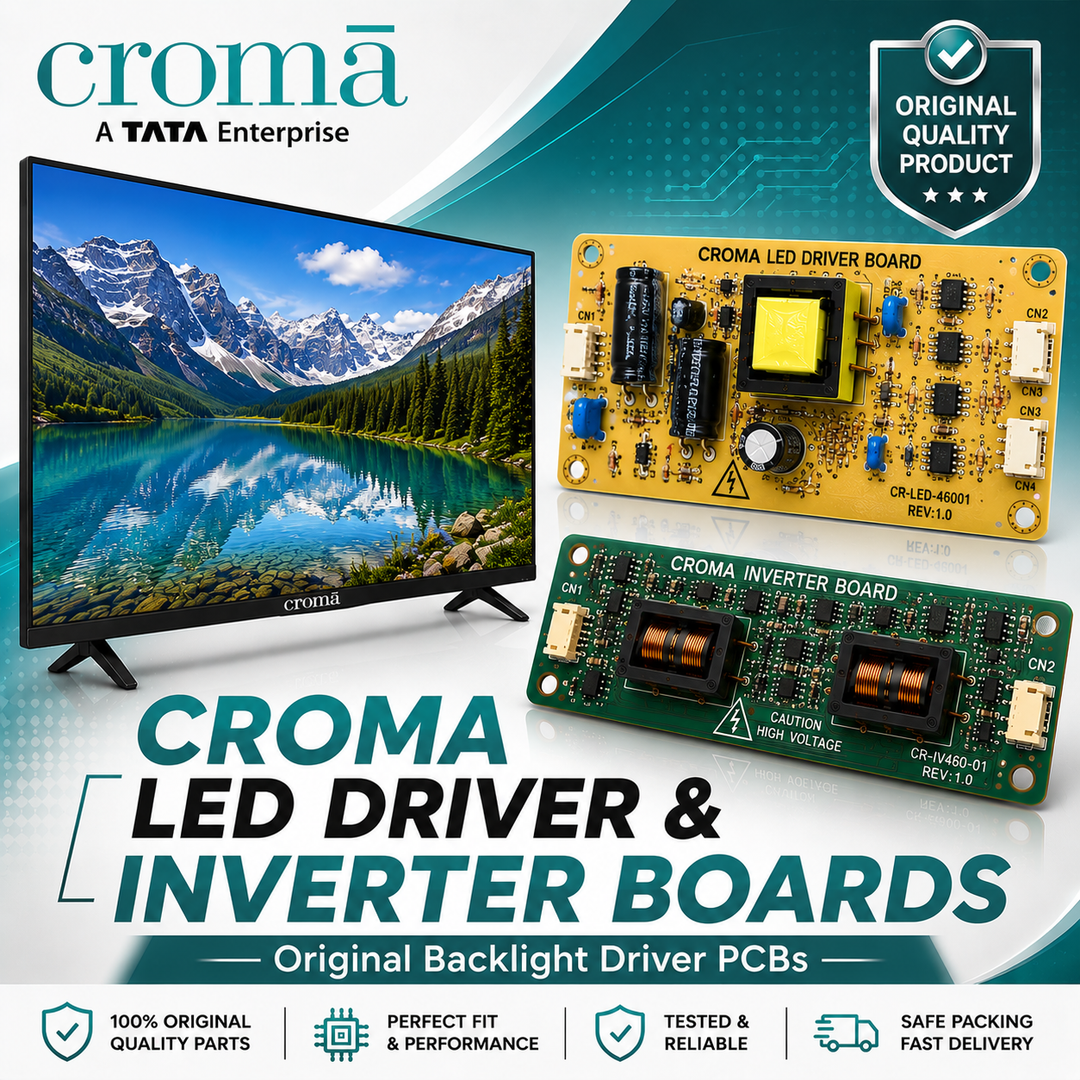Croma TV LED Driver & Inverter Boards - Great Bharat Electronics