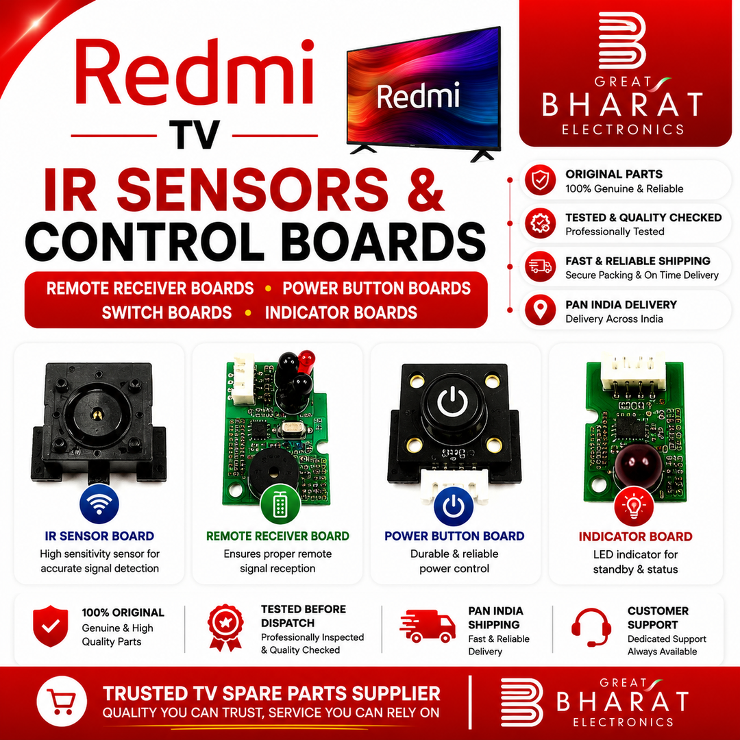 Redmi TV IR Sensors | Redmi Remote Receiver & Power Button Boards - Great Bharat Electronics