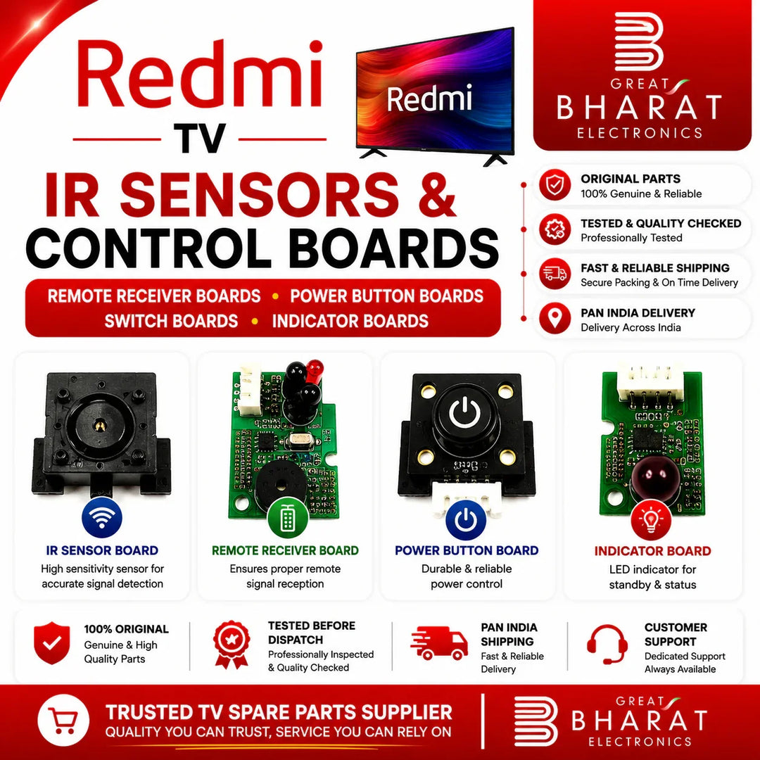 Redmi TV IR Sensors | Redmi Remote Receiver & Power Button Boards - Great Bharat Electronics