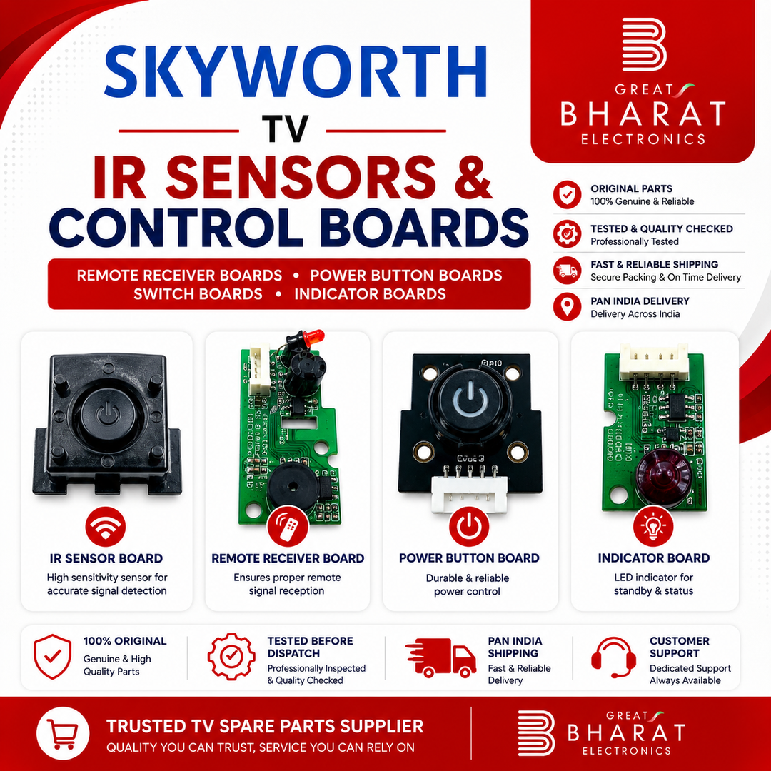 Skyworth TV IR Sensors | Skyworth Remote Receiver & Power Button Boards - Great Bharat Electronics