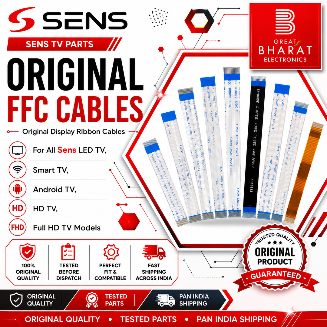Sens TV FFC Cables | Sens Display Ribbon Cables India - Great Bharat Electronics