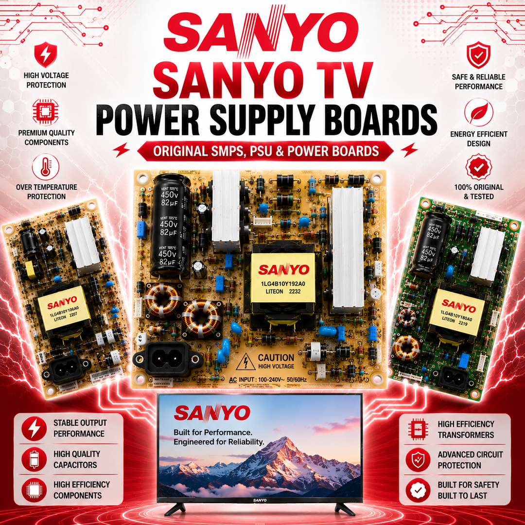 Sanyo TV Power Supply Boards - Great Bharat Electronics