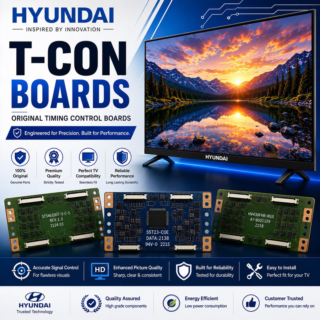 Hyundai TV T-Con Boards | Original Timing Control Boards - Great Bharat Electronics
