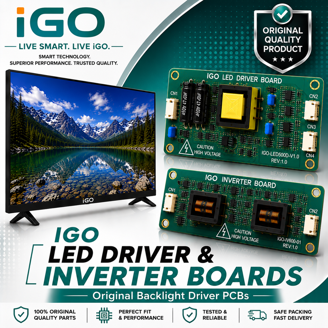 IGO TV LED Driver & Inverter Boards - Great Bharat Electronics