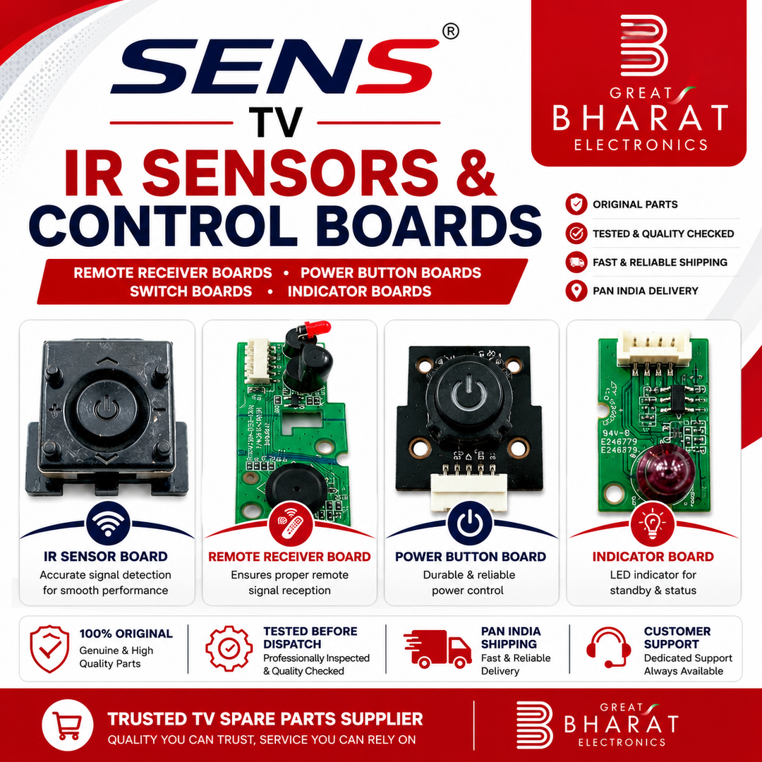 Sens TV IR Sensors | Sens Remote Receiver & Power Button Boards - Great Bharat Electronics