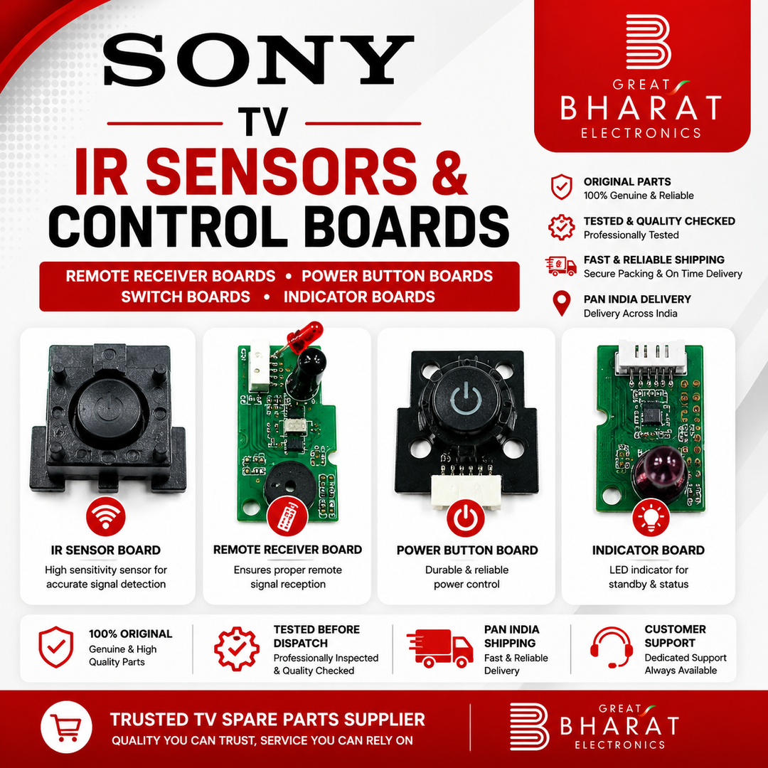 Sony TV IR Sensors | Sony Remote Receiver & Power Button Boards - Great Bharat Electronics