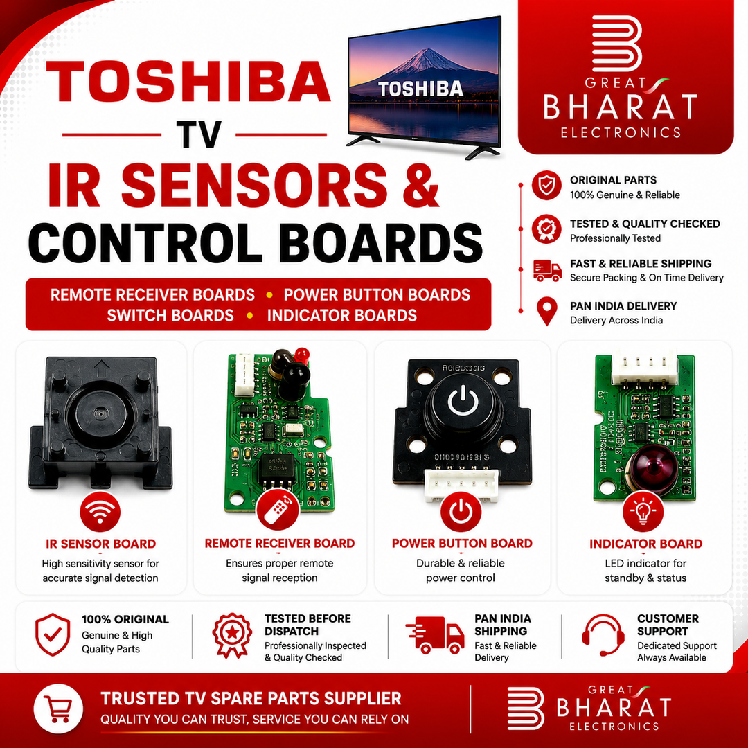 Toshiba TV IR Sensors | Toshiba Remote Receiver & Power Button Boards - Great Bharat Electronics