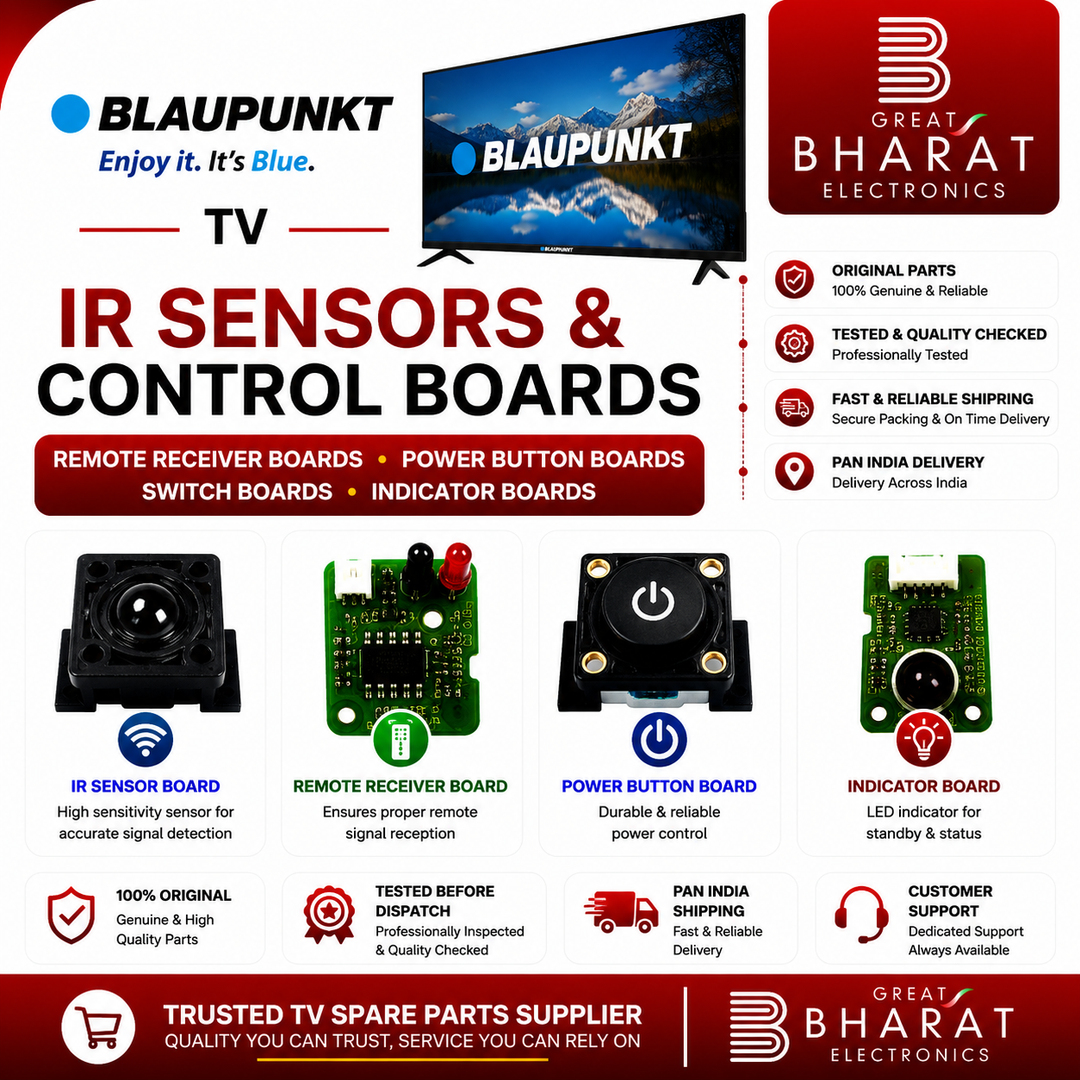 Blaupunkt TV IR Sensors | Blaupunkt Remote Receiver & Power Button Boards - Great Bharat Electronics