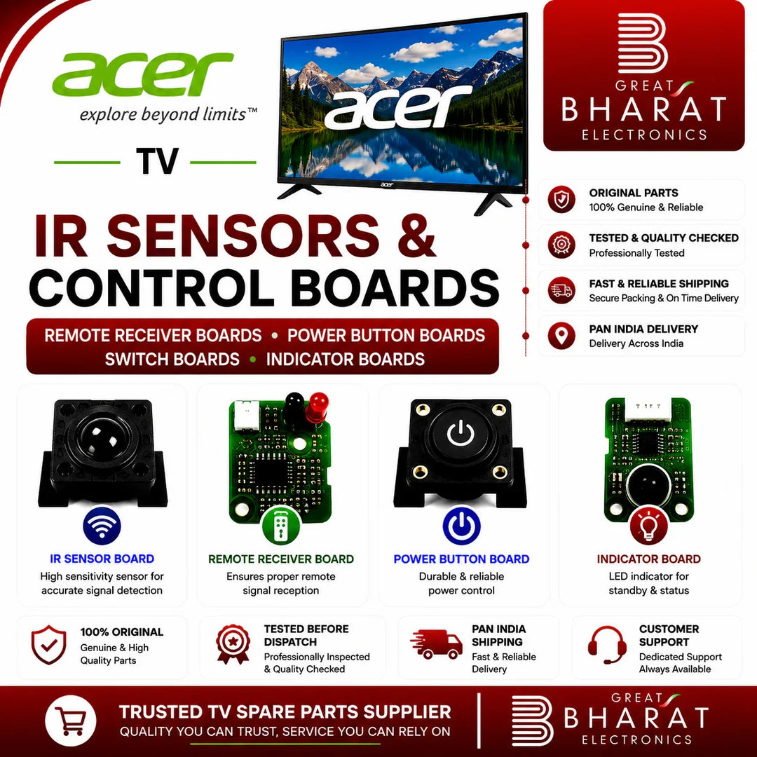 Acer TV IR Sensors | Acer Remote Receiver & Power Button Boards - Great Bharat Electronics