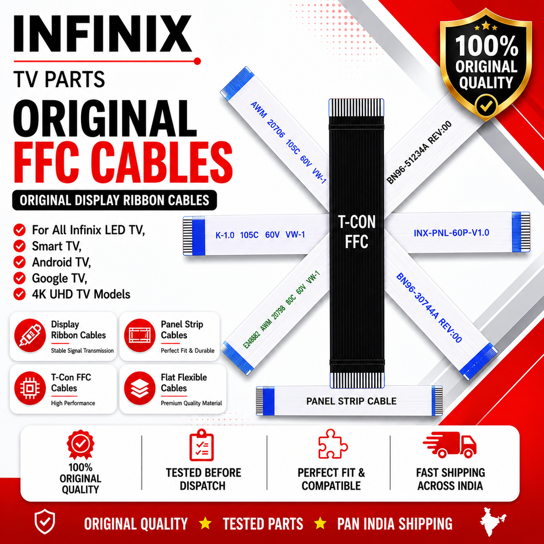 Infinix TV FFC Cables | Original Display Ribbon Cables