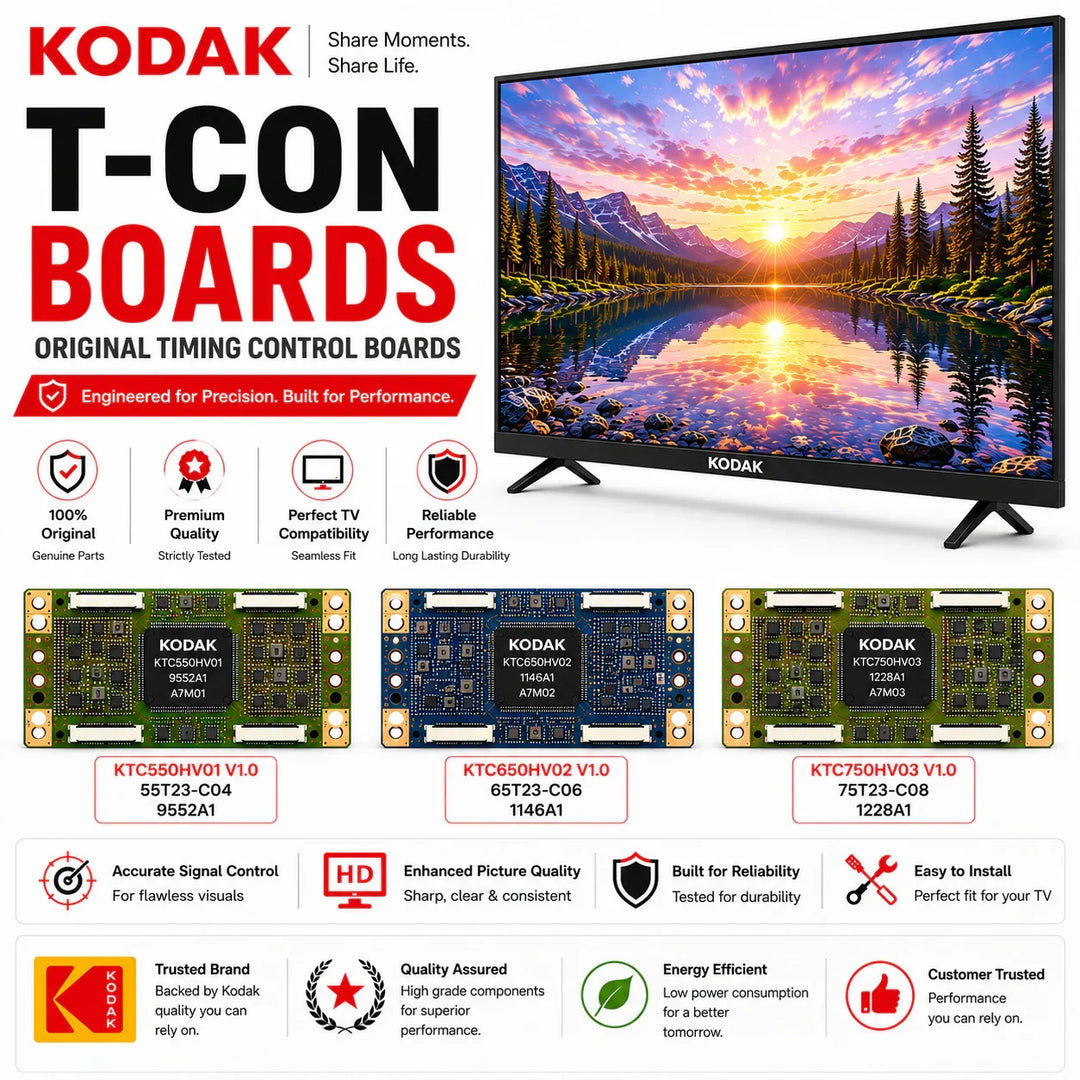 Kodak TV T-Con Boards | Original Timing Control Boards - Great Bharat Electronics