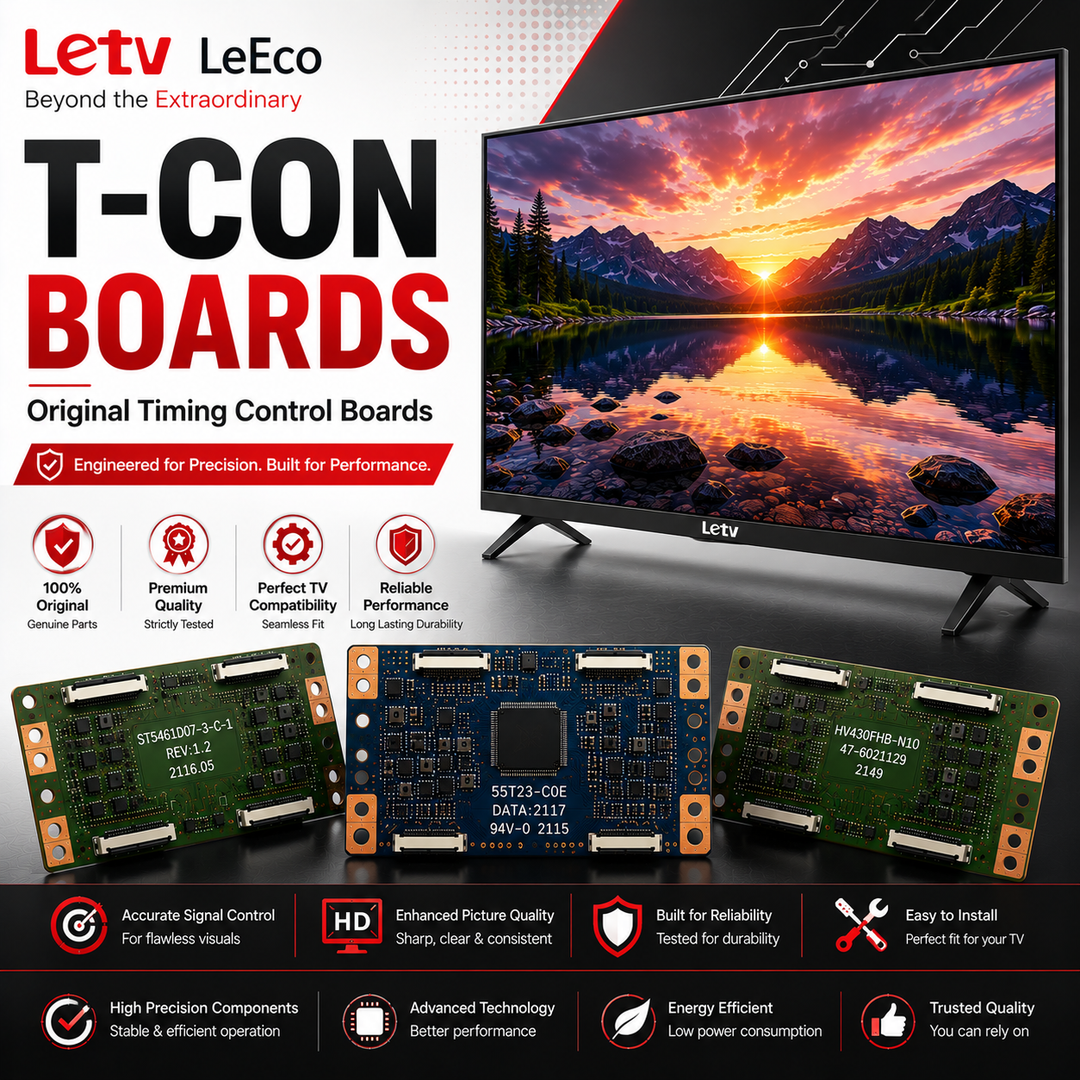 LETV LeEco TV T-Con Boards | Original Timing Control Boards - Great Bharat Electronics