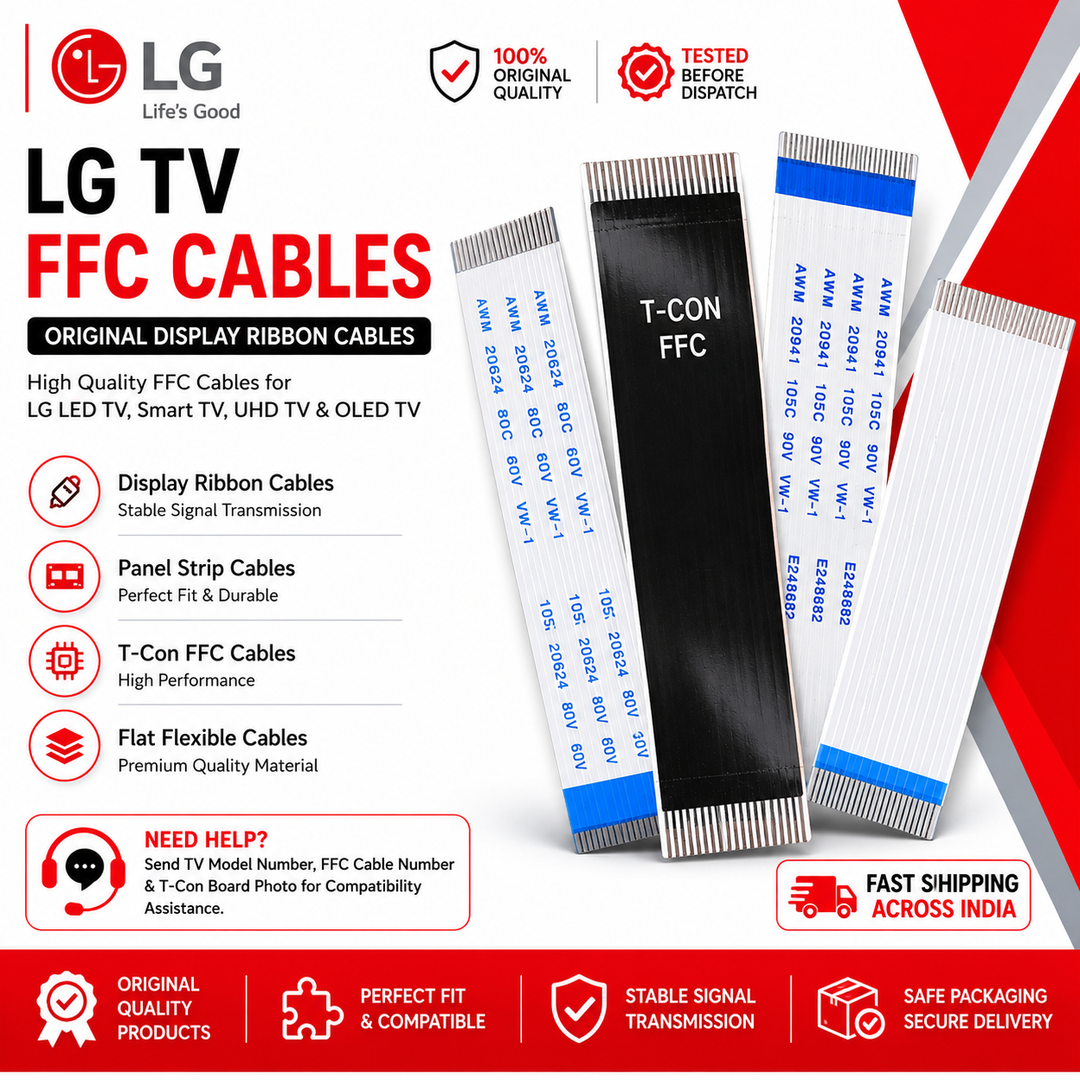 LG TV FFC Cables | Original Display Ribbon Cables Online India