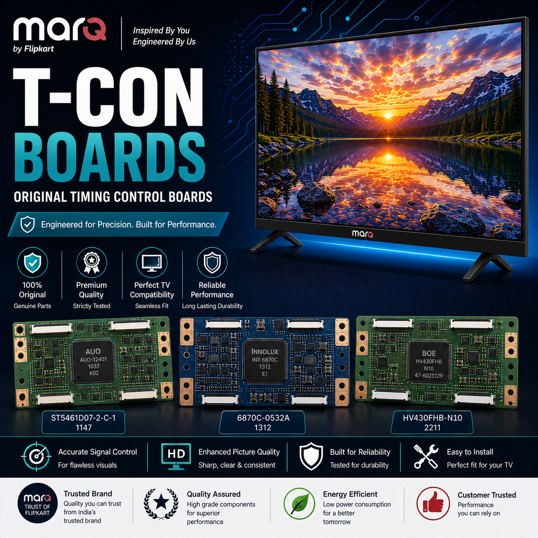 MarQ TV T-Con Boards | Original Timing Control Boards - Great Bharat Electronics