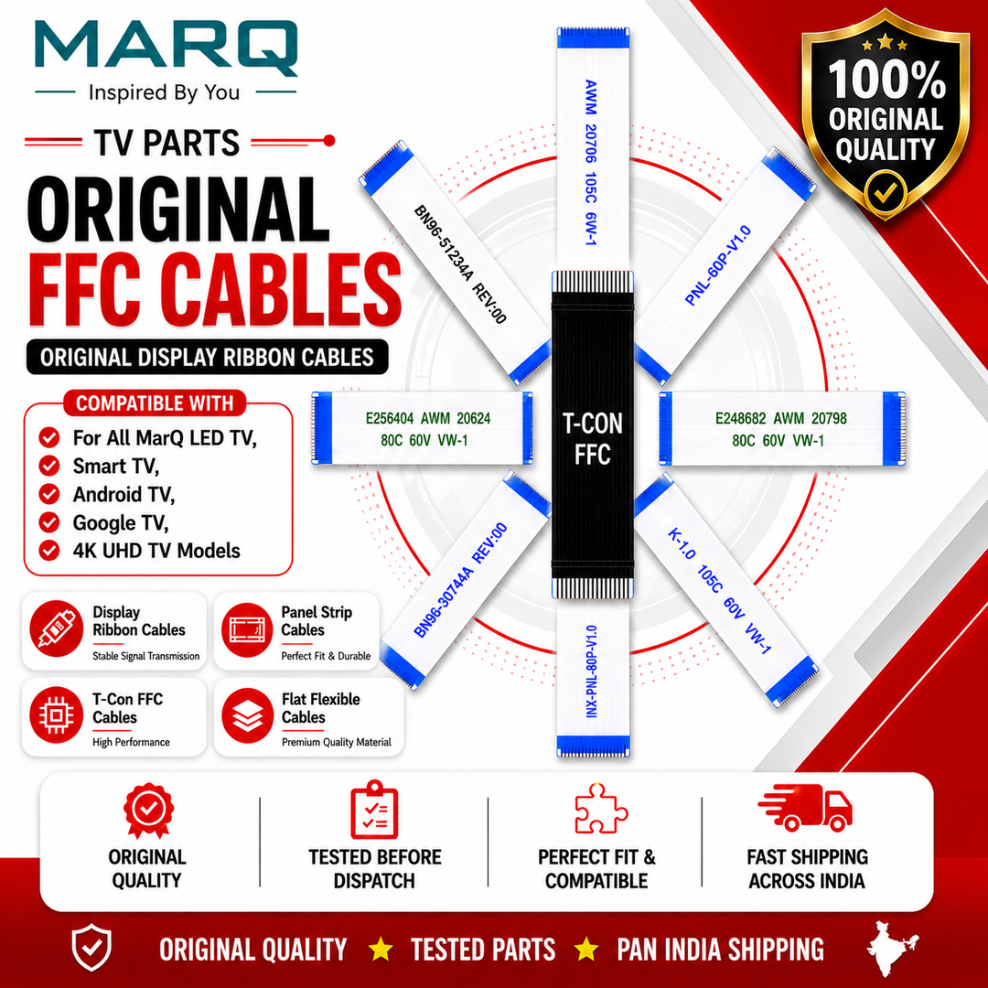 MarQ TV FFC Cables | Original Display Ribbon Cables