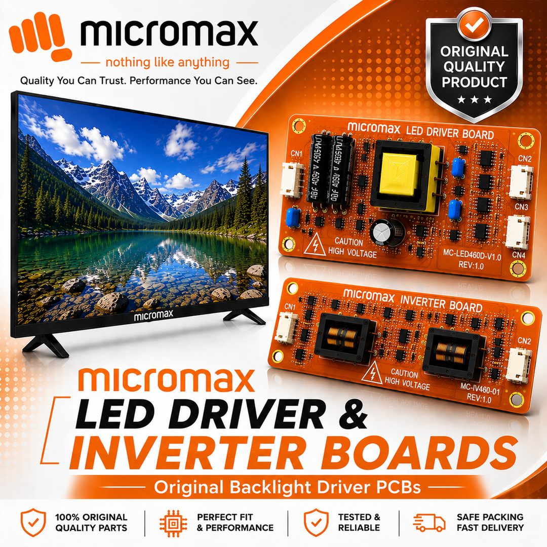 Micromax TV LED Driver & Inverter Boards - Great Bharat Electronics