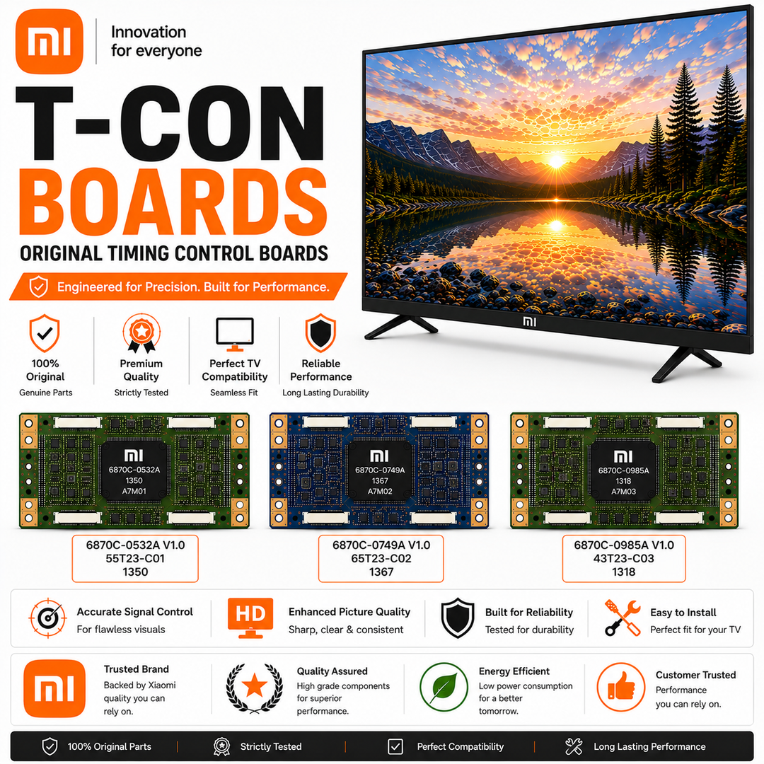 Mi TV T-Con Boards | Original Timing Control Boards - Great Bharat Electronics