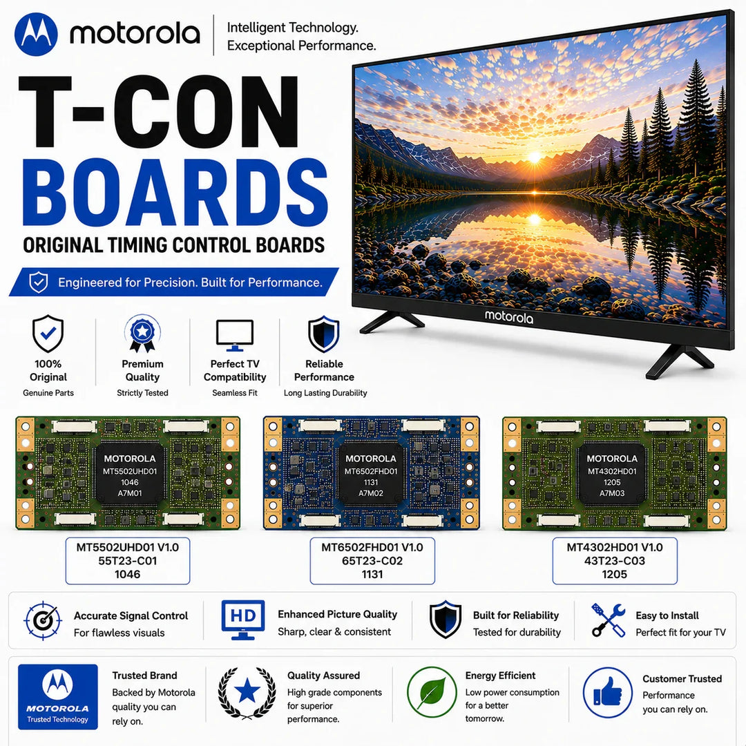Motorola TV T-Con Boards | Original Timing Control Boards - Great Bharat Electronics