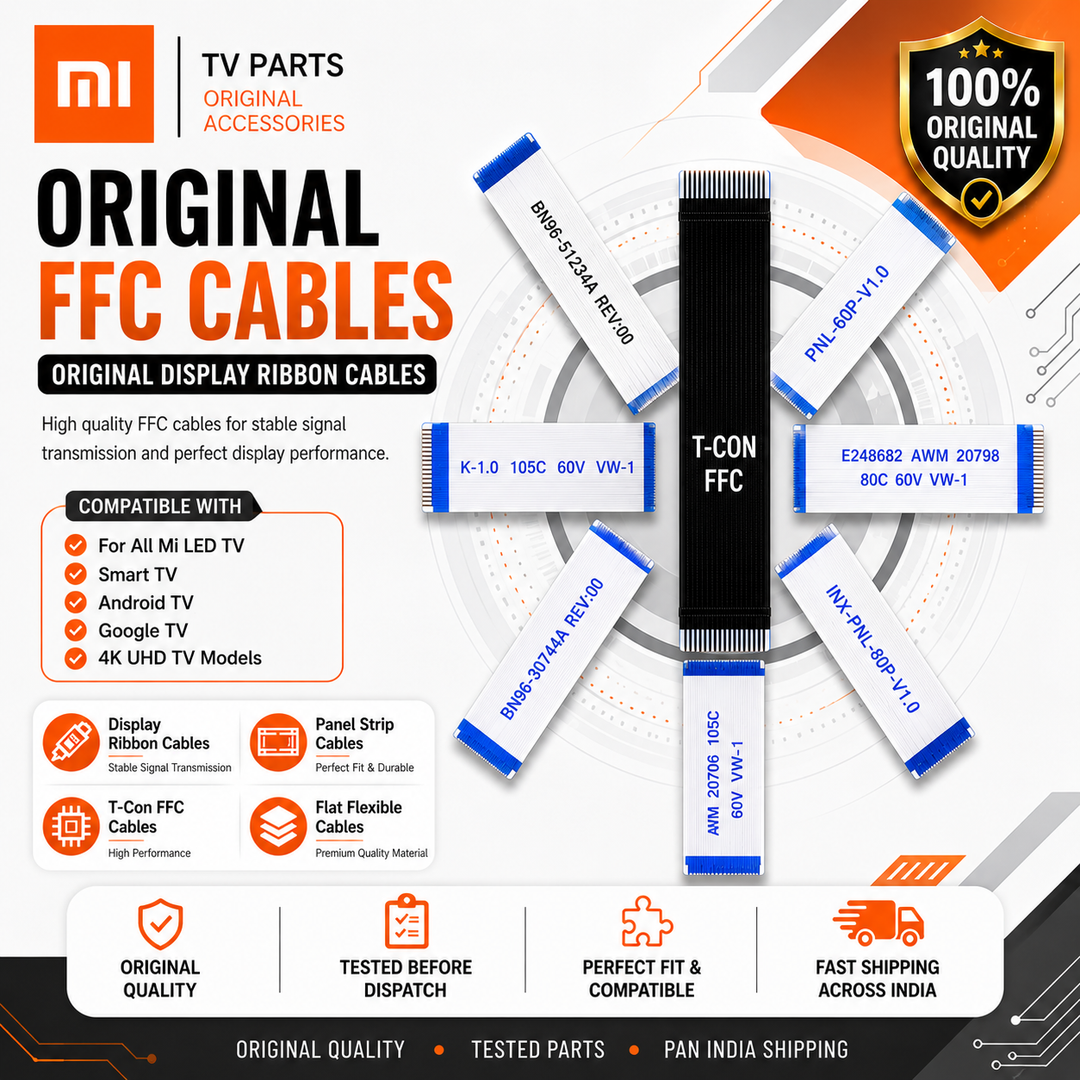 Mi TV FFC Cables | Original Display Ribbon Cables