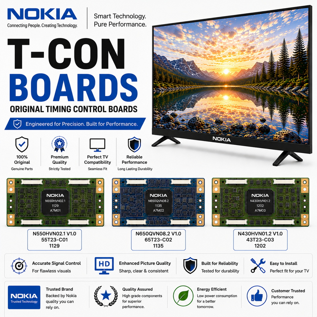 Nokia TV T-Con Boards | Original Timing Control Boards - Great Bharat Electronics