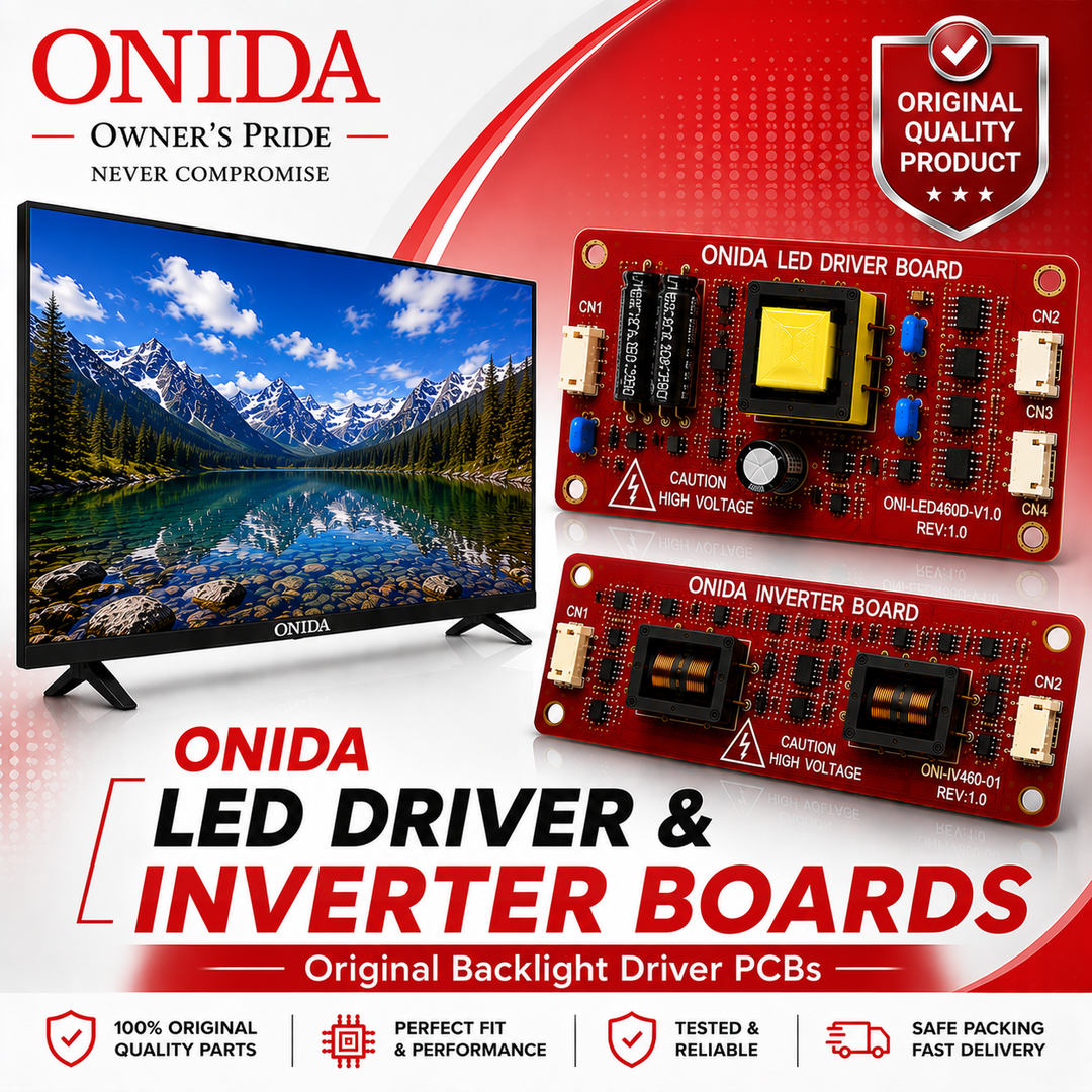 Onida TV LED Driver & Inverter Boards - Great Bharat Electronics