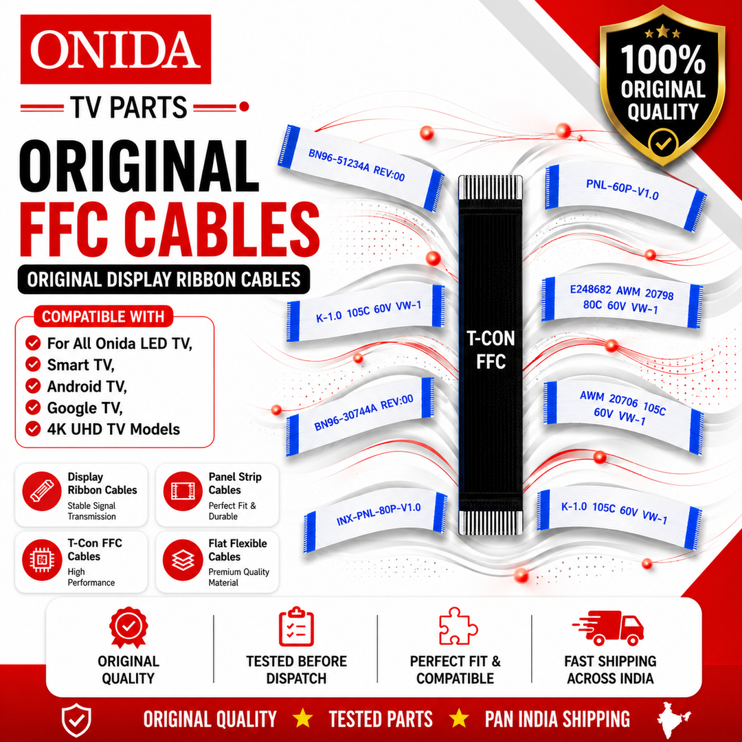 Onida TV FFC Cables | Original Display Ribbon Cables