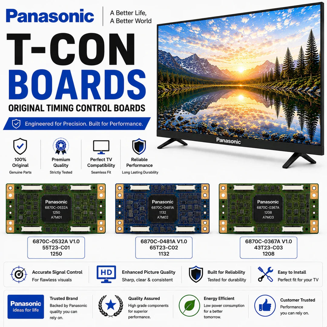 Panasonic TV T-Con Boards | Original Timing Control Boards - Great Bharat Electronics