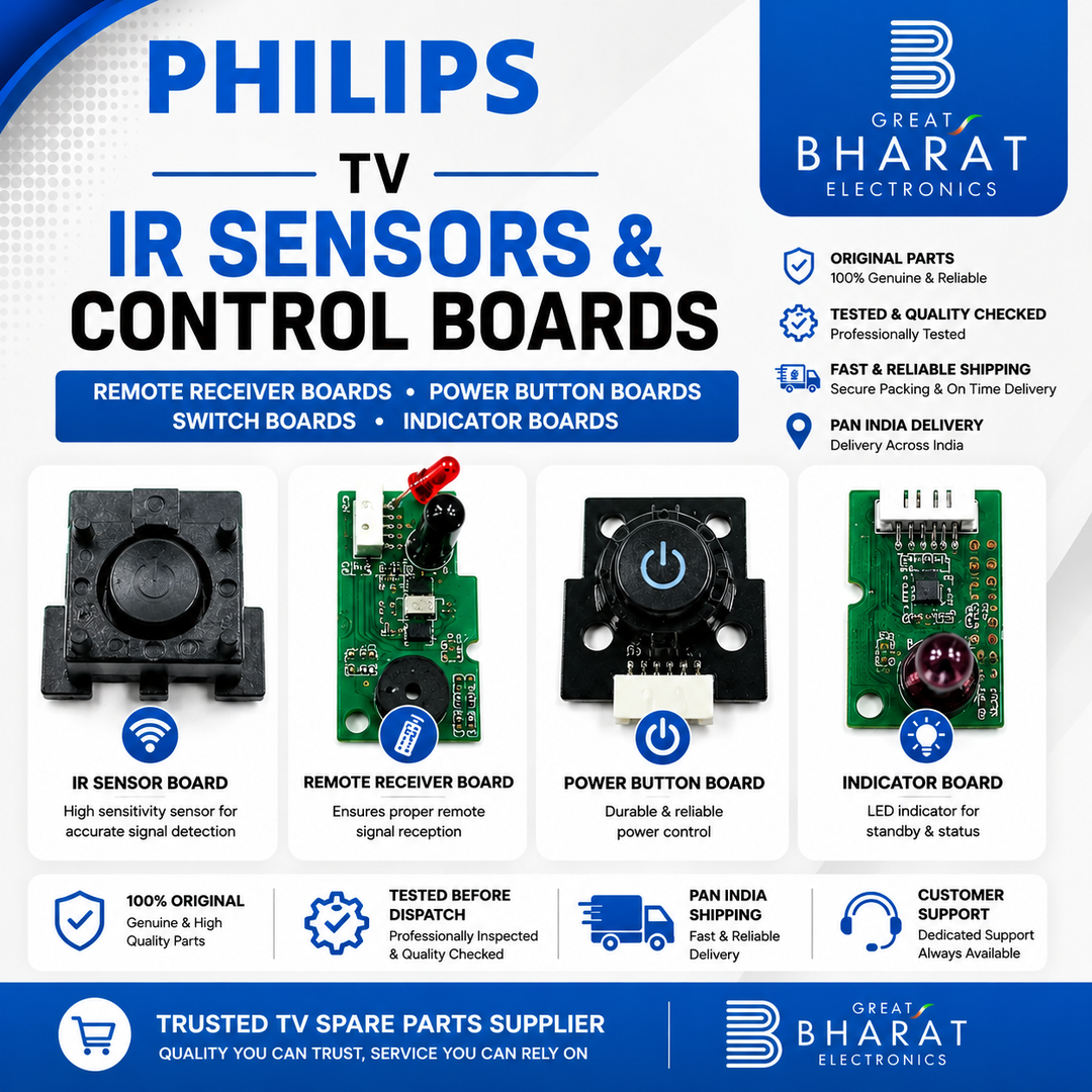 Philips TV IR Sensors | Philips Remote Receiver & Power Button Boards - Great Bharat Electronics