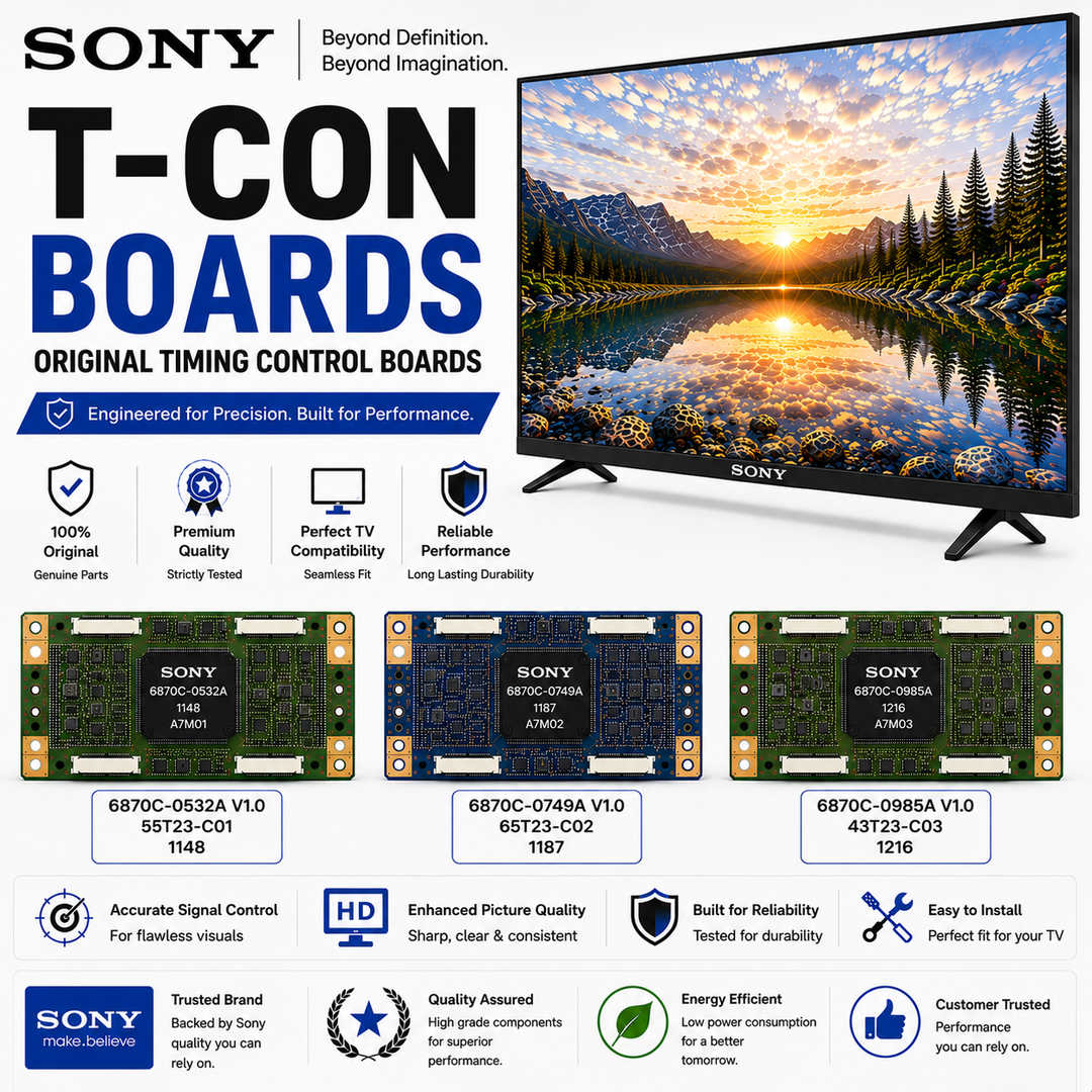 Sony TV T-Con Boards | Original Timing Control Boards - Great Bharat Electronics