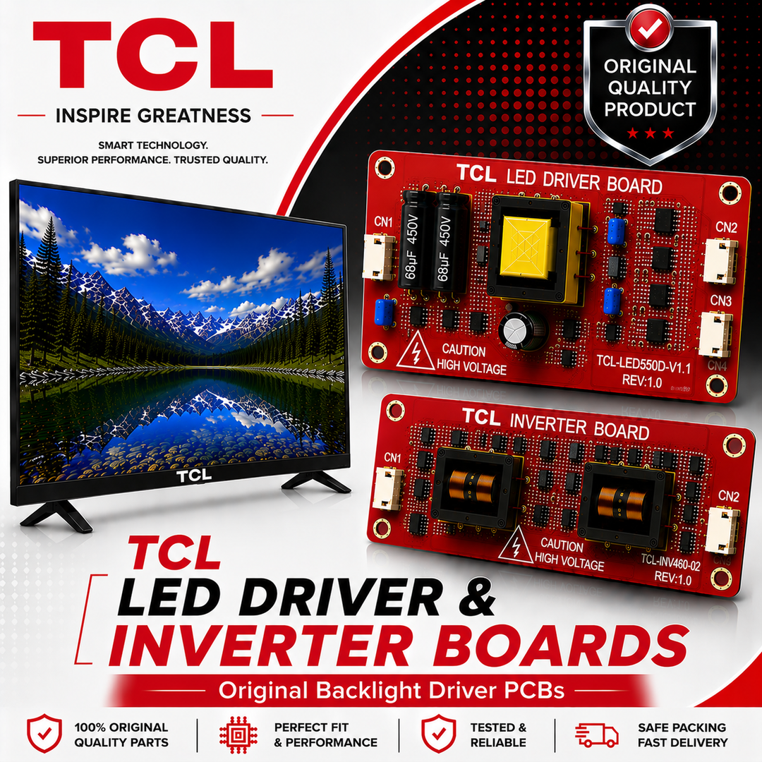 TCL TV LED Driver & Inverter Boards - Great Bharat Electronics