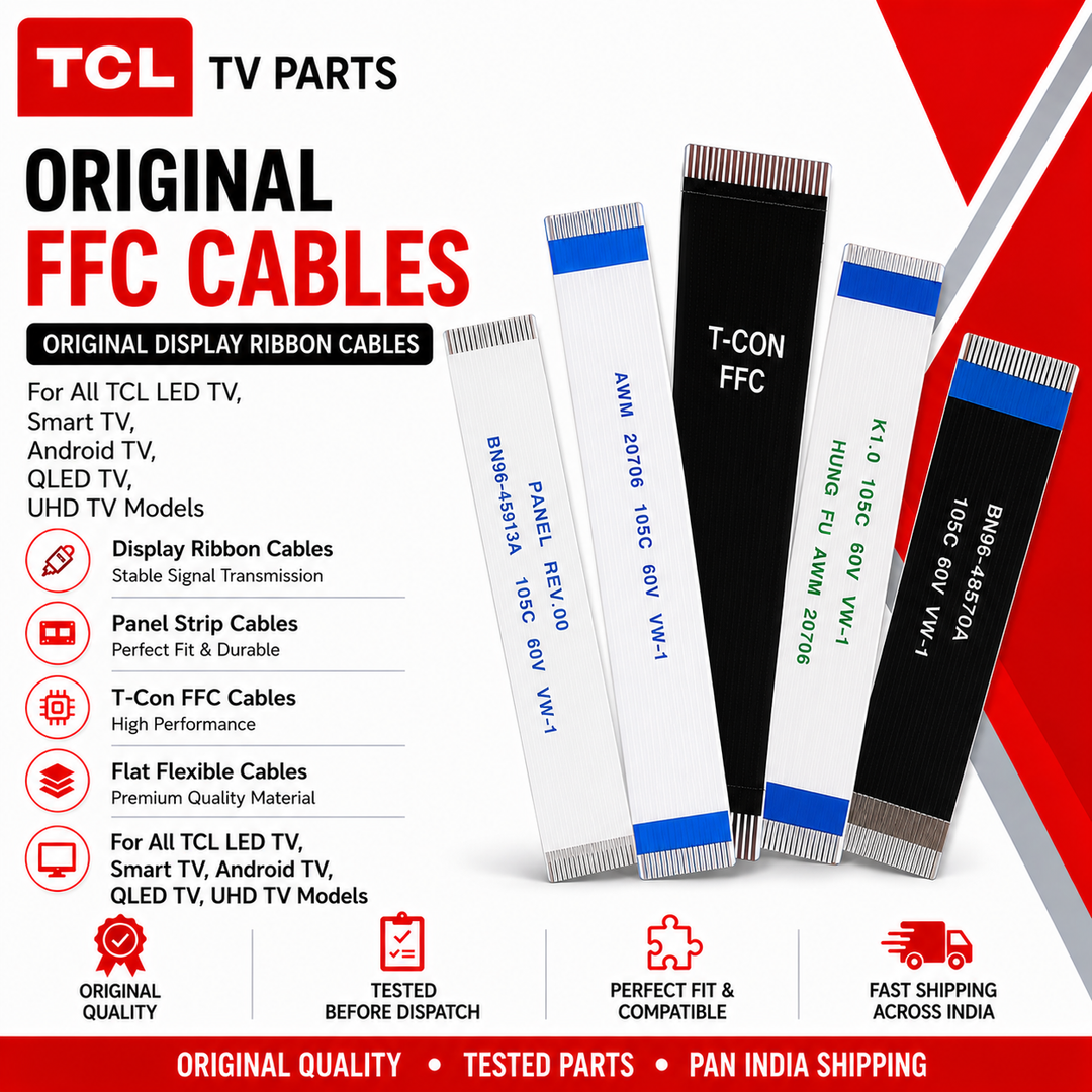 TCL TV FFC Cables | Original Display Ribbon Cables India