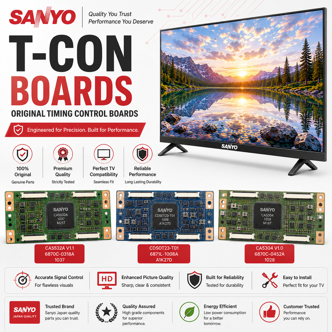 Sanyo TV T-Con Boards | Original Timing Control Boards - Great Bharat Electronics