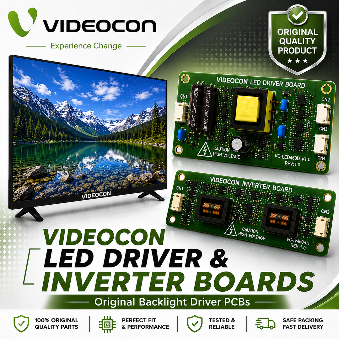 Videocon TV LED Driver & Inverter Boards - Great Bharat Electronics
