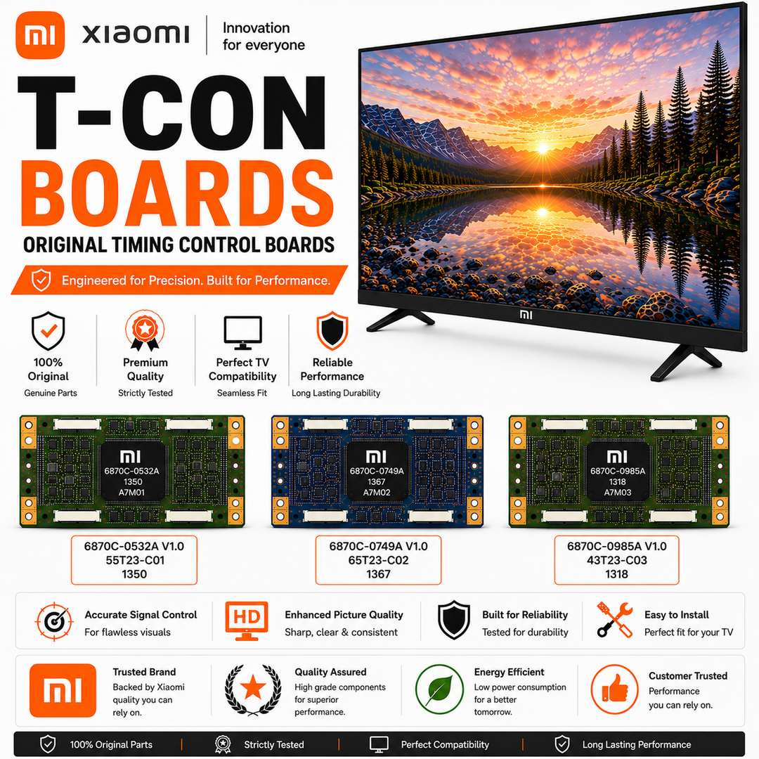 Xiaomi TV T-Con Boards | Original Timing Control Boards - Great Bharat Electronics