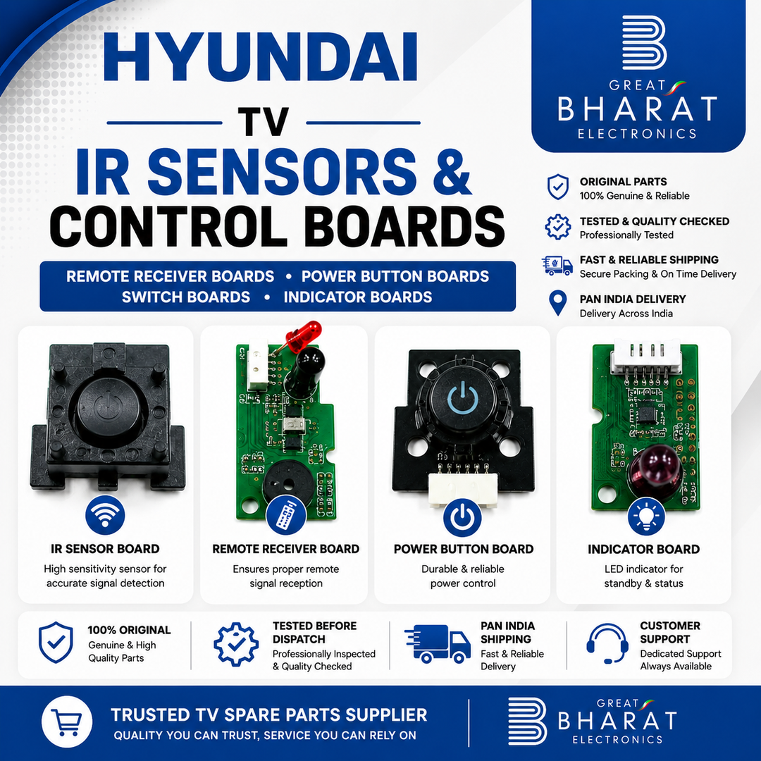 Hyundai TV IR Sensors | Hyundai Remote Receiver & Power Button Boards - Great Bharat Electronics