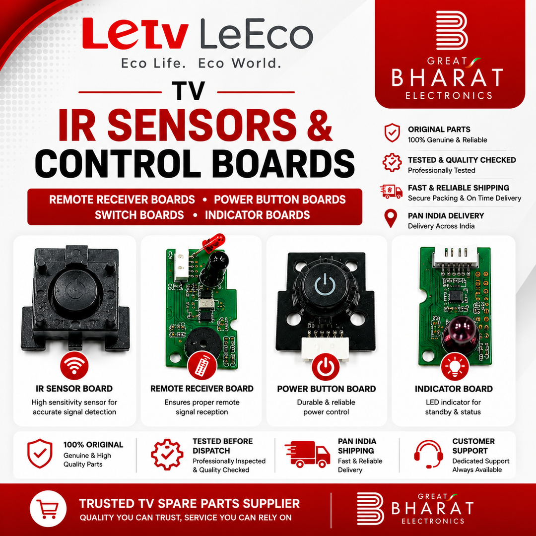 LETV LeEco TV IR Sensors | LETV LeEco Remote Receiver & Power Button Boards - Great Bharat Electronics