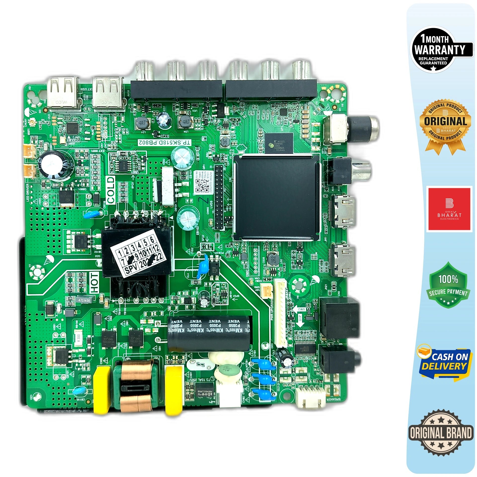 China 40SWHS Motherboard – Original China 40 Inch LED TV Main Board
