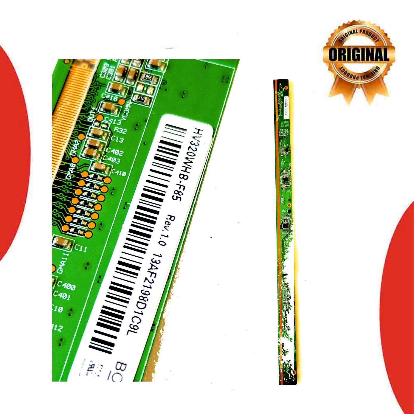 PCB Number HV320WHB-F85 Rev.1.0 LED TV Panel PCB Board, LED TV Scaler PCB Board - Great Bharat Electronics