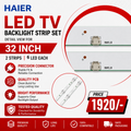 Haier 32 inch LED TV backlight strip connector detail product slide - 2 strips, 6 LEDs each, price 1920