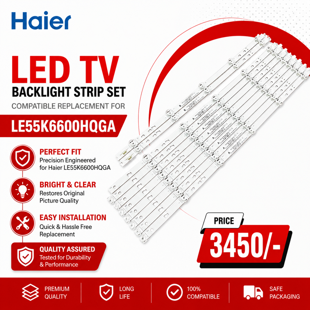 Haier LE55K6600HQGA LED TV Backlight Strip Set | Compatible Replacement for 55 Inch LED TV