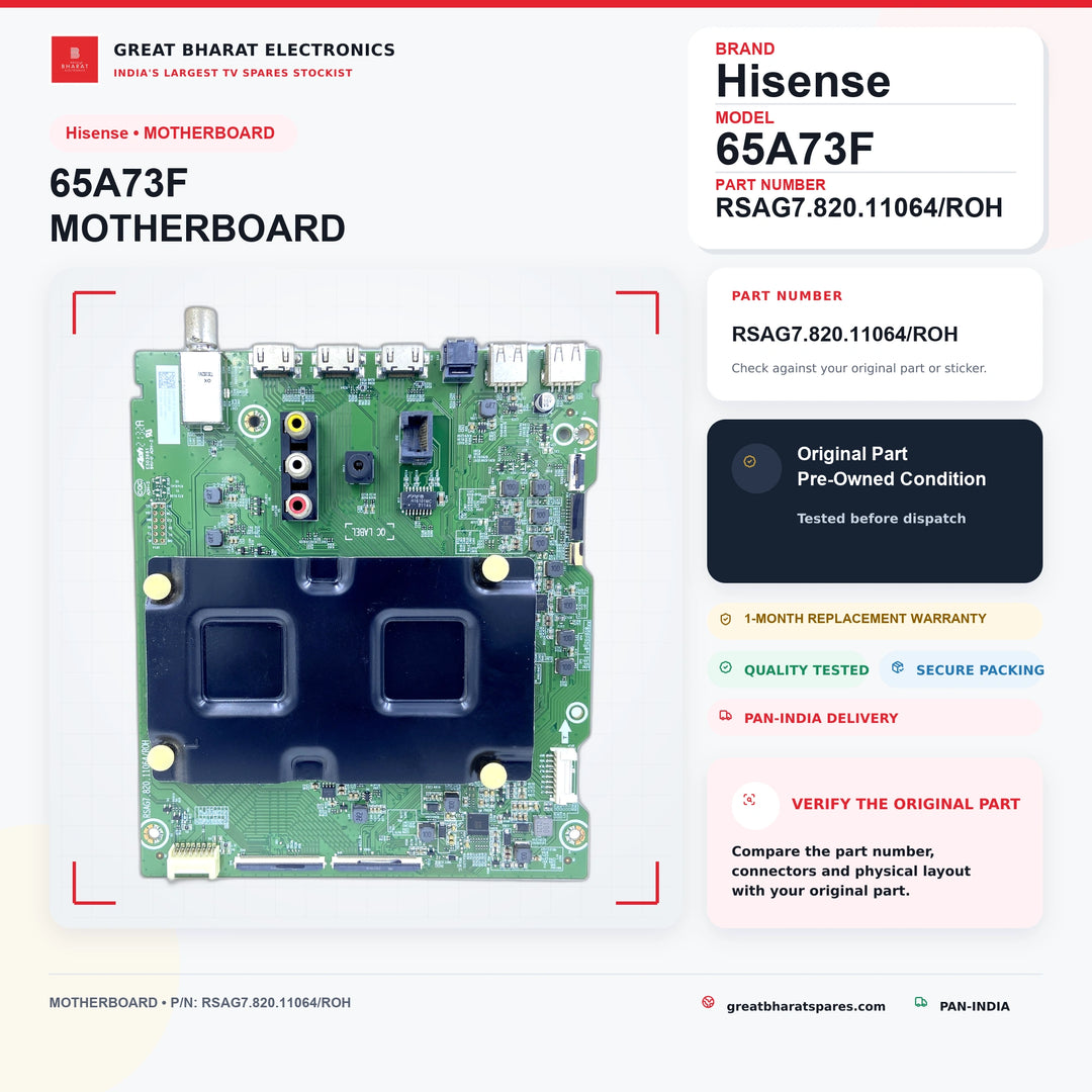 மாடல் 55A71F Hisense LED TV மதர்போர்டு